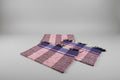 Kit 3 Tapetes Artesanais em Malha Rosa e Roxo